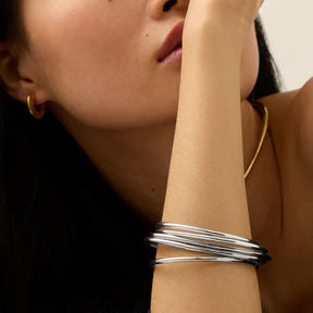 Shannon Gold Bangle Set